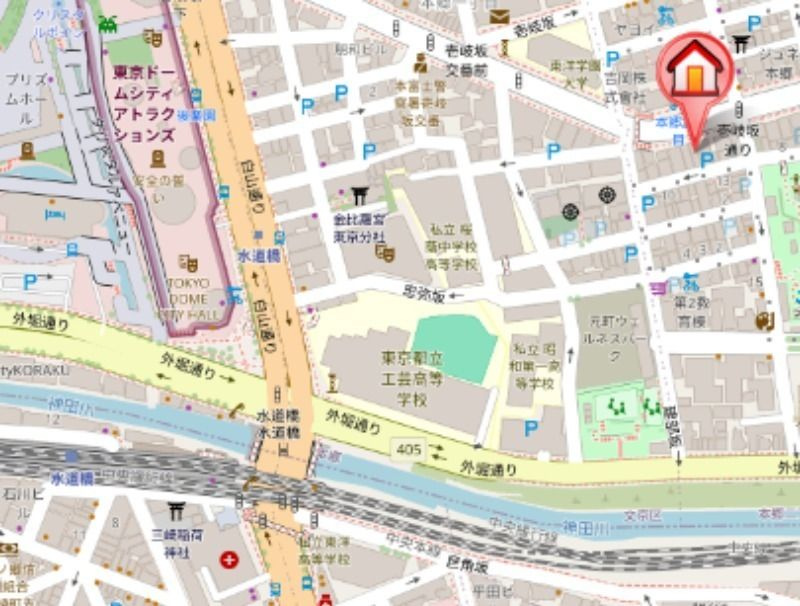 Noel本郷の地図