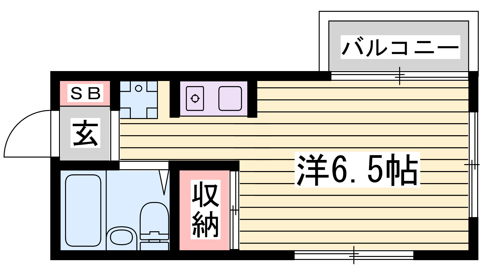 ダイドーメゾン垂水の間取り