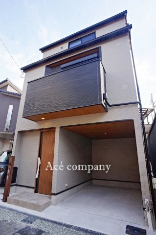 【外観】 | 東大阪市大蓮東5丁目 | 【新築完成済み☆】ローン返済目安：月々約58783円（頭金0円、変動金利0.875％、返済期間40年、ボーナス払い無しで試算しています）