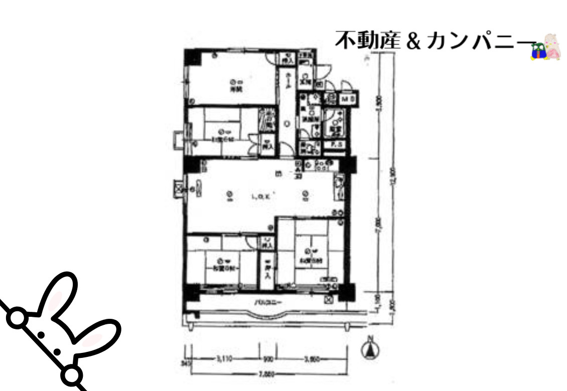 プレジデント松山の間取り