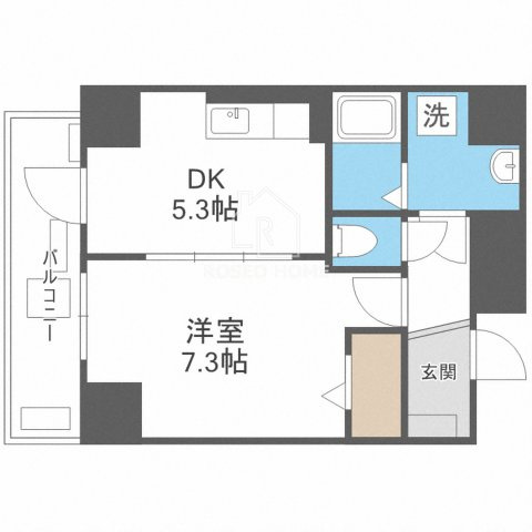 ゼンショウ天神の間取り
