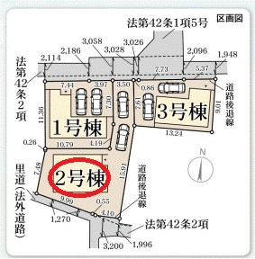 【区画図】 | リーブルガーデン斑鳩町服部１丁目 | 区画図
