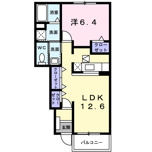 ジャスパーヒルズⅠの間取り