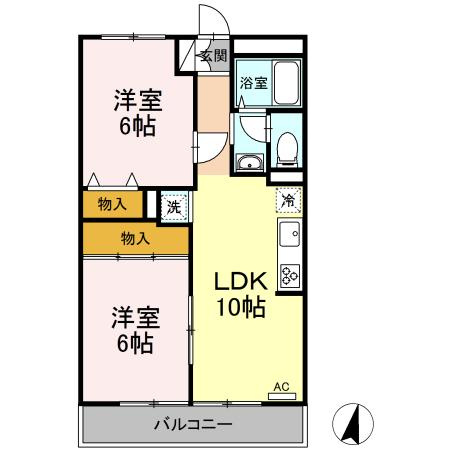 メゾンエオニアの間取り