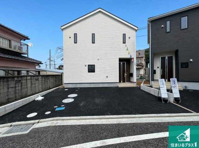 ◆阪南市箱作　第3期　新築一戸建ての外観|お客様に長く安心して住んでいだだける事にこだわった家づくり！住んでからのアフターサービスにもしっかりと取り組んでいます！