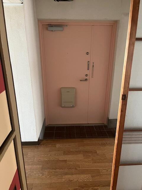 グリ－ンハイツ奥戸の玄関
