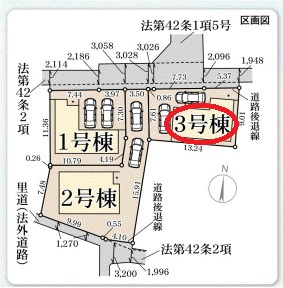 【区画図】 | リーブルガーデン斑鳩町服部１丁目 | 区画図