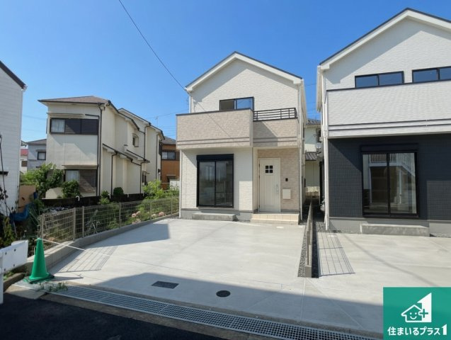 明石市魚住町西岡　新築一戸建ての外観|お客様に長く安心して住んでいだだける事にこだわった家づくり！住んでからのアフターサービスにもしっかりと取り組んでいます！