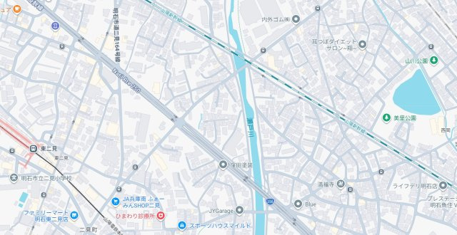 明石市魚住町西岡　新築一戸建ての地図