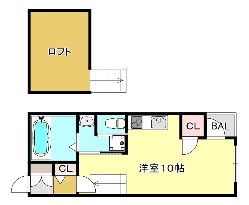 ドミール八代Ⅱの間取り