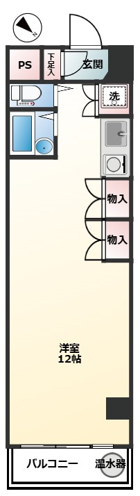 ペガサスマンション恵比寿の間取り