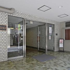 トーア新富マンションのエントランス|落ち着いたエントランスです