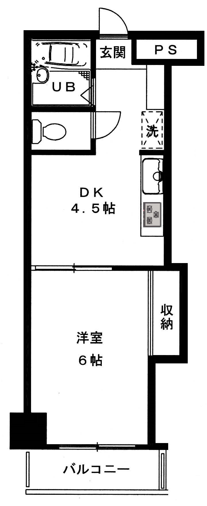 メルベイユ恵比寿の間取り