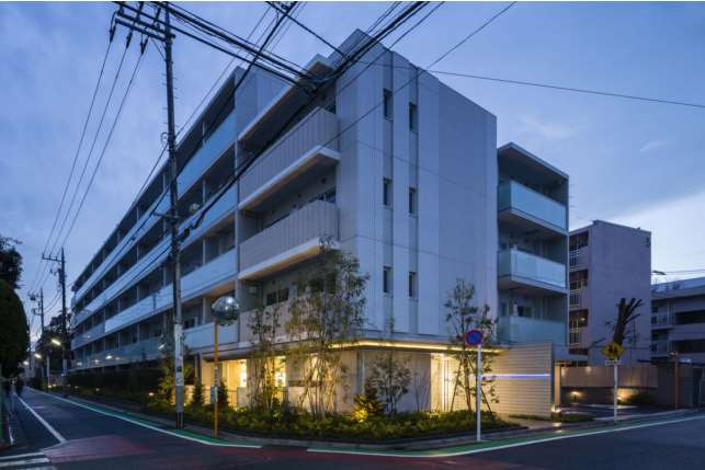 プラウドフラット三軒茶屋Ⅱの外観|外観もきれいです