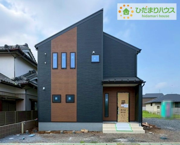 那珂市菅谷19期　新築戸建　1号棟の外観|忙しい朝や帰宅時にも嬉しい駅歩7分！！