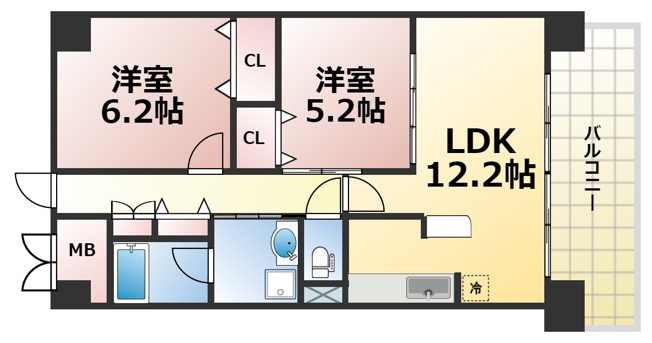 【間取り】 | ネッサンス　仲介手数料無料