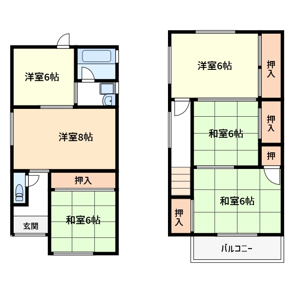 下小阪1丁目貸家