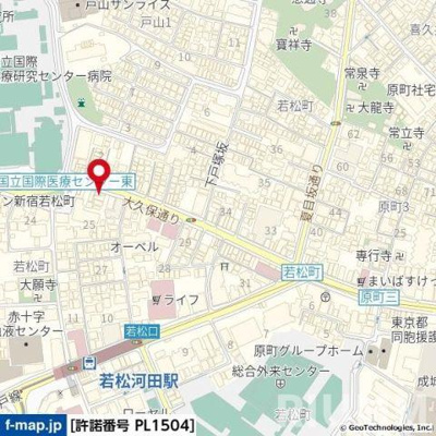 【地図】 | アデッソ新宿若松町