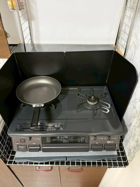 ガスコンロ付き
