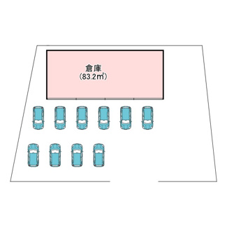【間取り】 | 物部3丁目倉庫(駐車場付き)