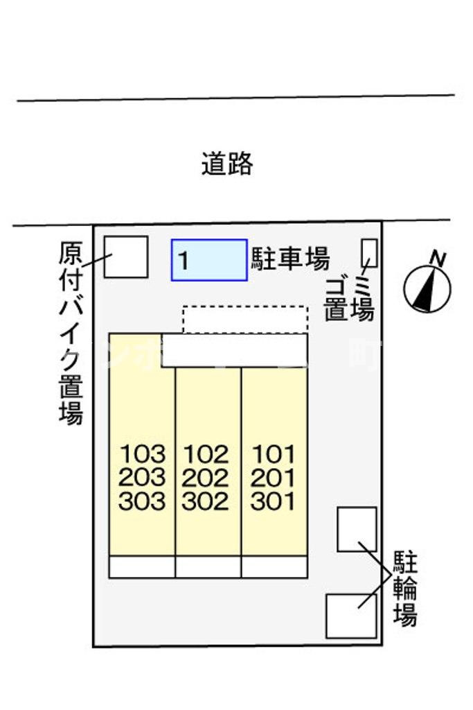 メゾン・ド・ラぺ※初期費用分割あと払いサービス利用可能物件の区画図