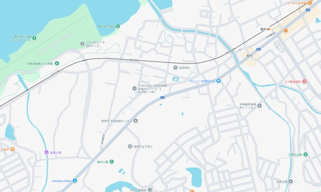 阪南市箱作　第3期　新築一戸建ての地図