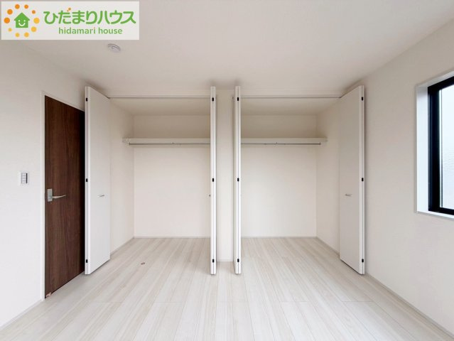 那珂市菅谷19期　新築戸建　2号棟の収納|各居室にはしっかりと収納を完備！