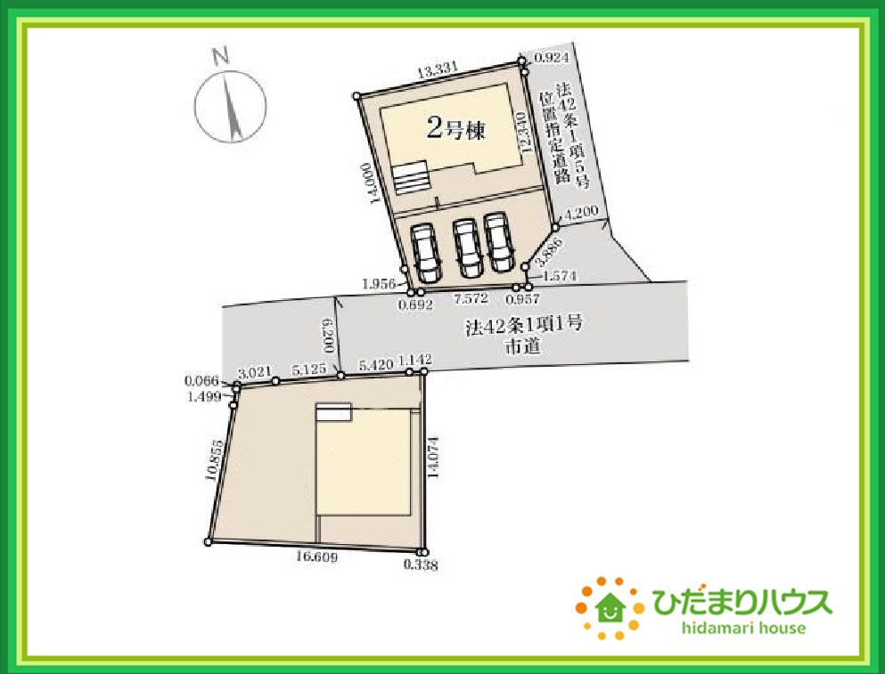 那珂市菅谷19期　新築戸建　2号棟の区画図|閑静な住宅地で叶える穏やかな新生活☆彡