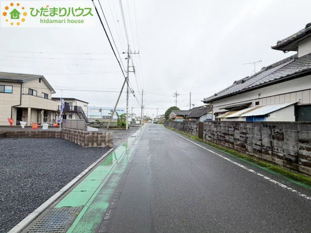 那珂市菅谷19期　新築戸建　2号棟の前面道路含む現地写真|閑静な住宅地で叶える穏やかな新生活☆彡