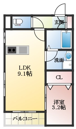 【間取り】 | リーヴェ恵我之荘