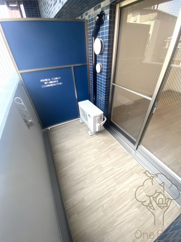 プレサンス大阪同心メゾヴィータのバルコニー
