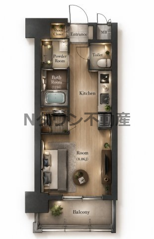 【間取り】 | MAXIV上名古屋 | 間取りです。
