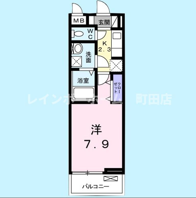 メゾン・ド・ラぺ※初期費用分割あと払いサービス利用可能物件の間取り