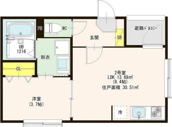ハーモニーヒルズ豊田本町の間取り