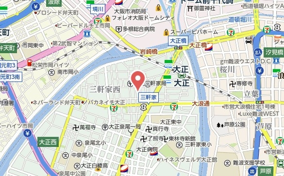 【地図】 | ファーストフィオーレ大正リエート