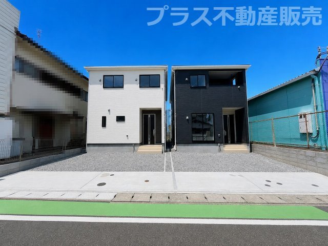 【外観】 | 春日市伯玄町2丁目第1　1号棟（全2棟）【仲介手数料無料・0円】 | 現地写真。同じ物件を見るなら、プラス不動産販売にお任せ下さい。