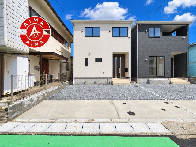 春日市伯玄町2丁目第1-2棟（2号棟）の外観|デザイン性のある外観です。