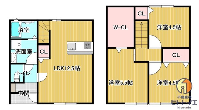 Laximo　B棟の間取り