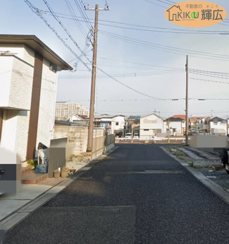 加古川市野口町坂元北（全２）土地1号地の前面道路含む現地写真