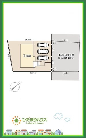 日立市川尻町6期　新築戸建の区画図|小中学校が近く、お子様の通学も安心♪