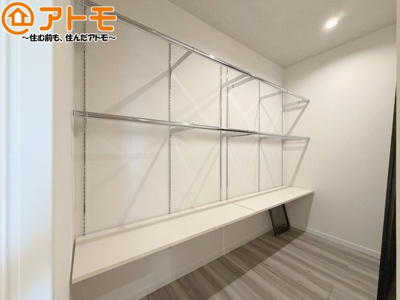 【収納】 | 葵区柳町　新築戸建　全1棟 | 収納家具を減らせる容量の大きなクローゼット♪