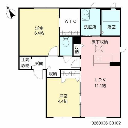 シャトーグローリー　Ｃ棟　＊の間取り