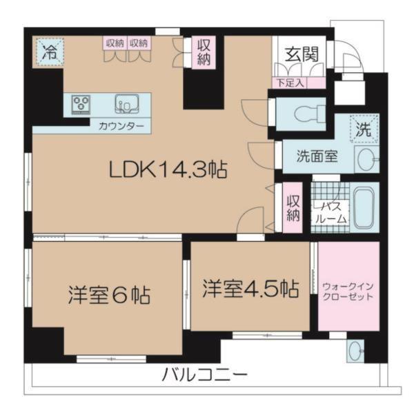 ラウレアビレッジの間取り