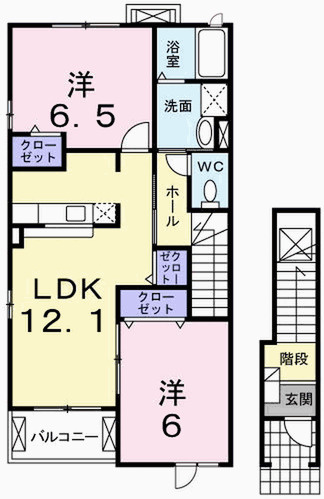 グリーンガーデン・いのの間取り|間取図