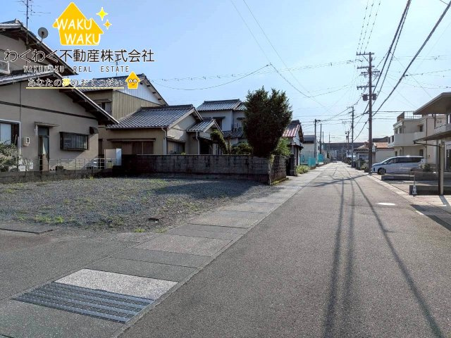 売土地の外観|2026.7.9撮影　駐車場として賃貸中