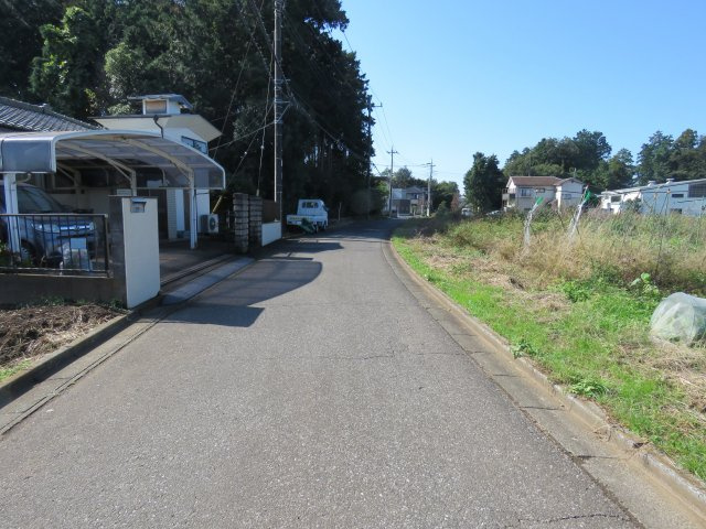 川越市小堤売地の前面道路含む現地写真