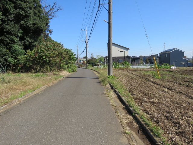 川越市小堤売地の前面道路含む現地写真