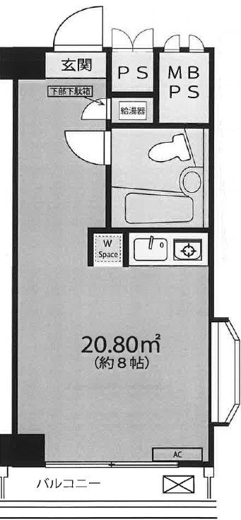 ラフィネ麻布十番の間取り|間取りです。