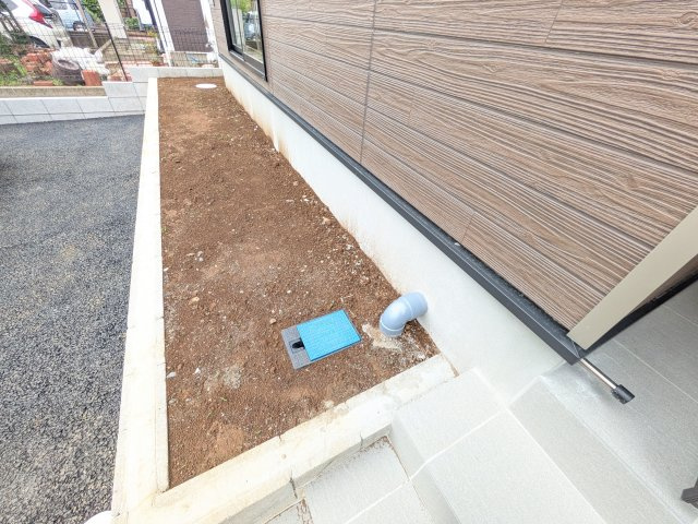 つくば市観音台　第15　新築戸建ての庭|日当たりや広さを現地で体感してください。理想のガーデニングや家庭菜園を始めてみませんか。
