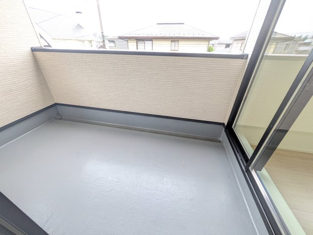 つくば市観音台　第15　新築戸建てのバルコニー